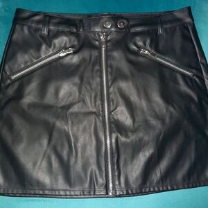 Wild Fable Black A-Line Mini Skirt